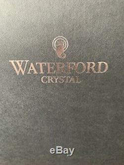 Waterford Crystal Treasures of The Sea Tramore 8 Vase Flared Blue Diamond Cut