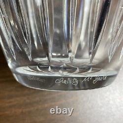 Waterford Cut Crystal 10 Illuminations Vase Signed & Dated Christy McGrath 1998