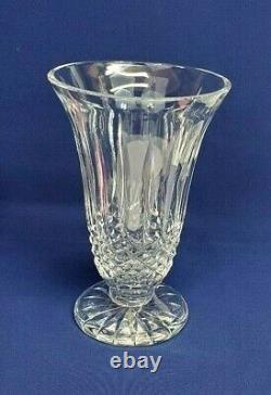 Waterford Cut Crystal LISMORE 10 Footed FLARED Flower VASE Signed MINT