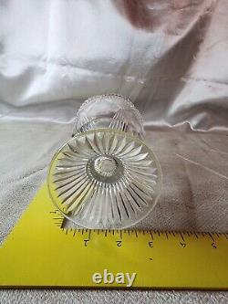 Waterford Cut Crystal Scalloped Centerpiece 10 Footed Flower Bouquet Vase NOS