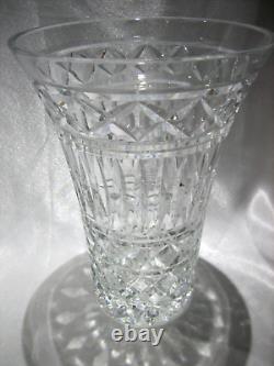 Waterford Flared Cut Glass 10 Mastercraft Vase