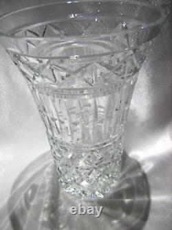 Waterford Flared Cut Glass 10 Mastercraft Vase