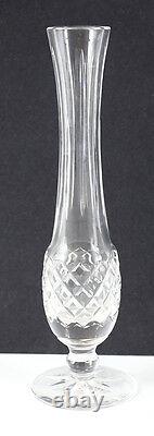 Waterford Hand Cut Crystal Araglin Bud Vase Makers Mark on Reverse