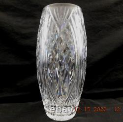 Wonderful Waterford Crystal Etched Signed 10 Pineapple Cut Glass Vase w2s18